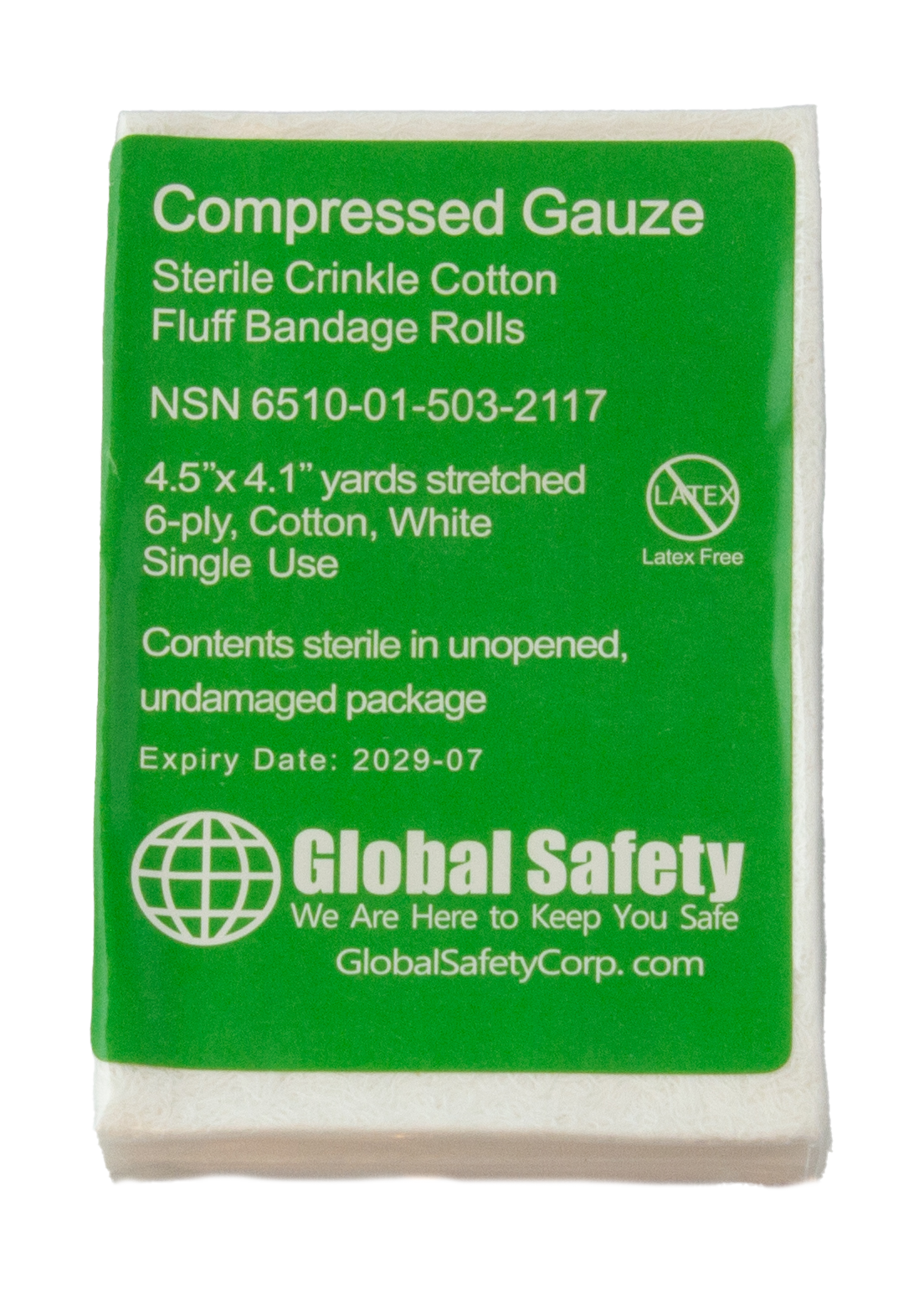 Compressed Gauze